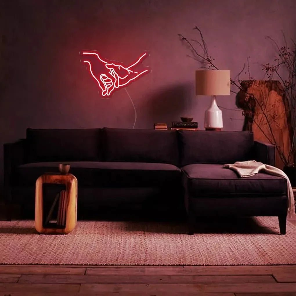 "Guiding Hand" Neon Sign - SS Signs Online