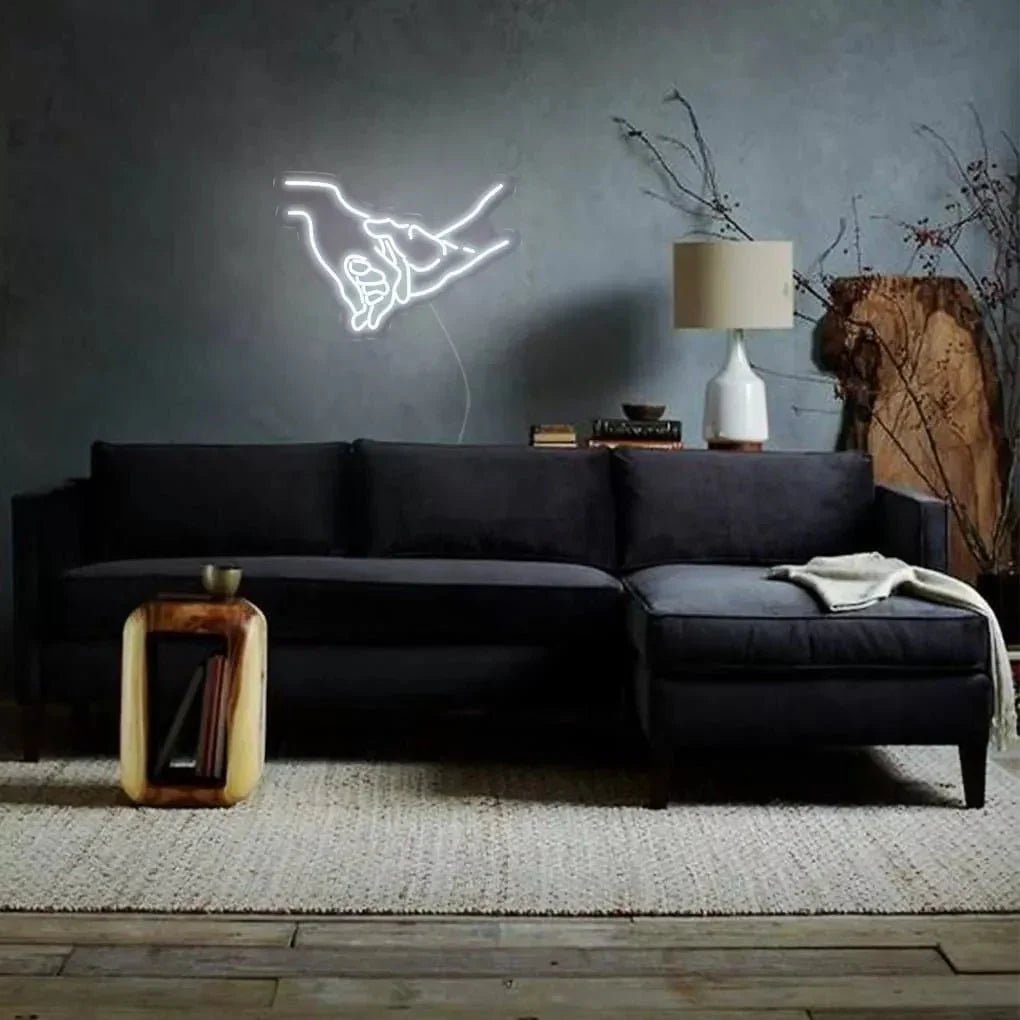 "Guiding Hand" Neon Sign - SS Signs Online