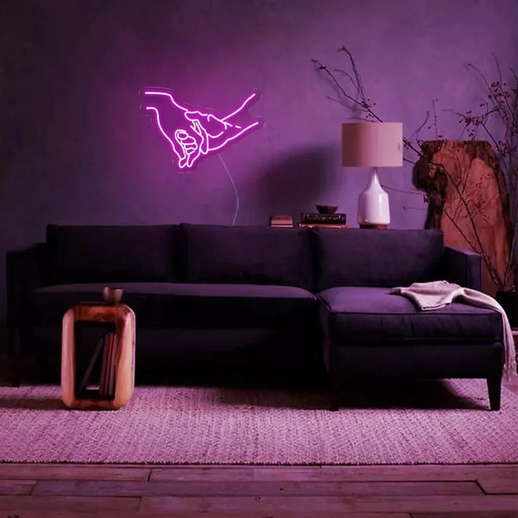 "Guiding Hand" Neon Sign - SS Signs Online