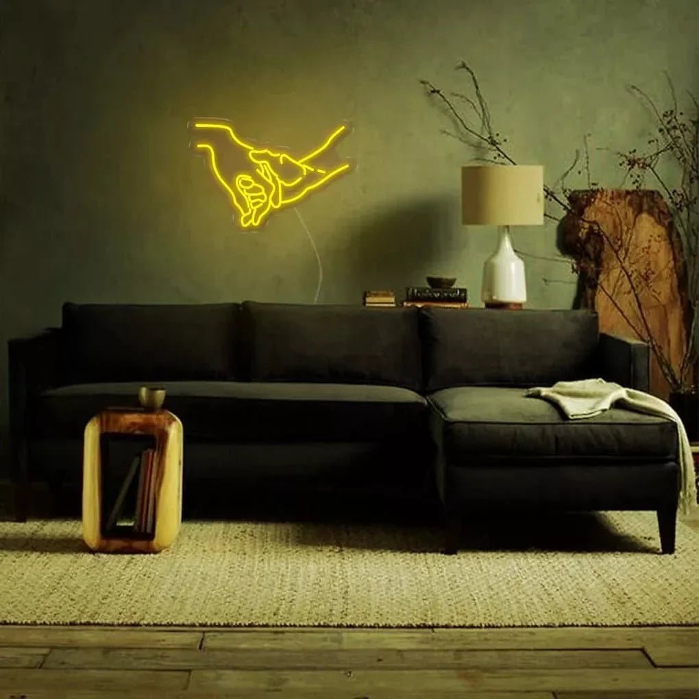 "Guiding Hand" Neon Sign - SS Signs Online