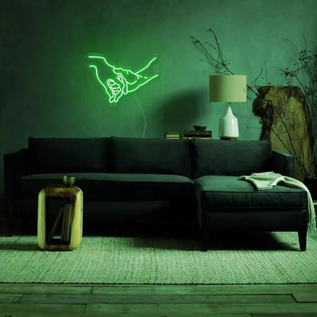 "Guiding Hand" Neon Sign - SS Signs Online