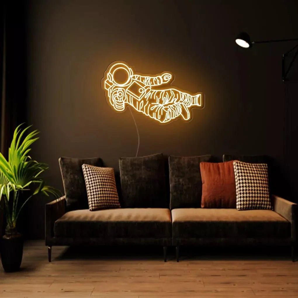 "Gun Astronaut" Neon Sign - SS Signs Online