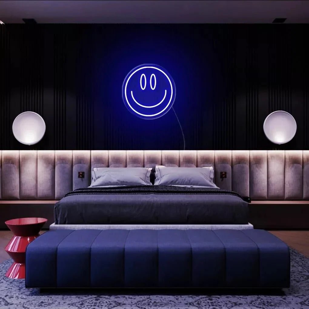 "Happy Emoji" Neon Sign - SS Signs Online