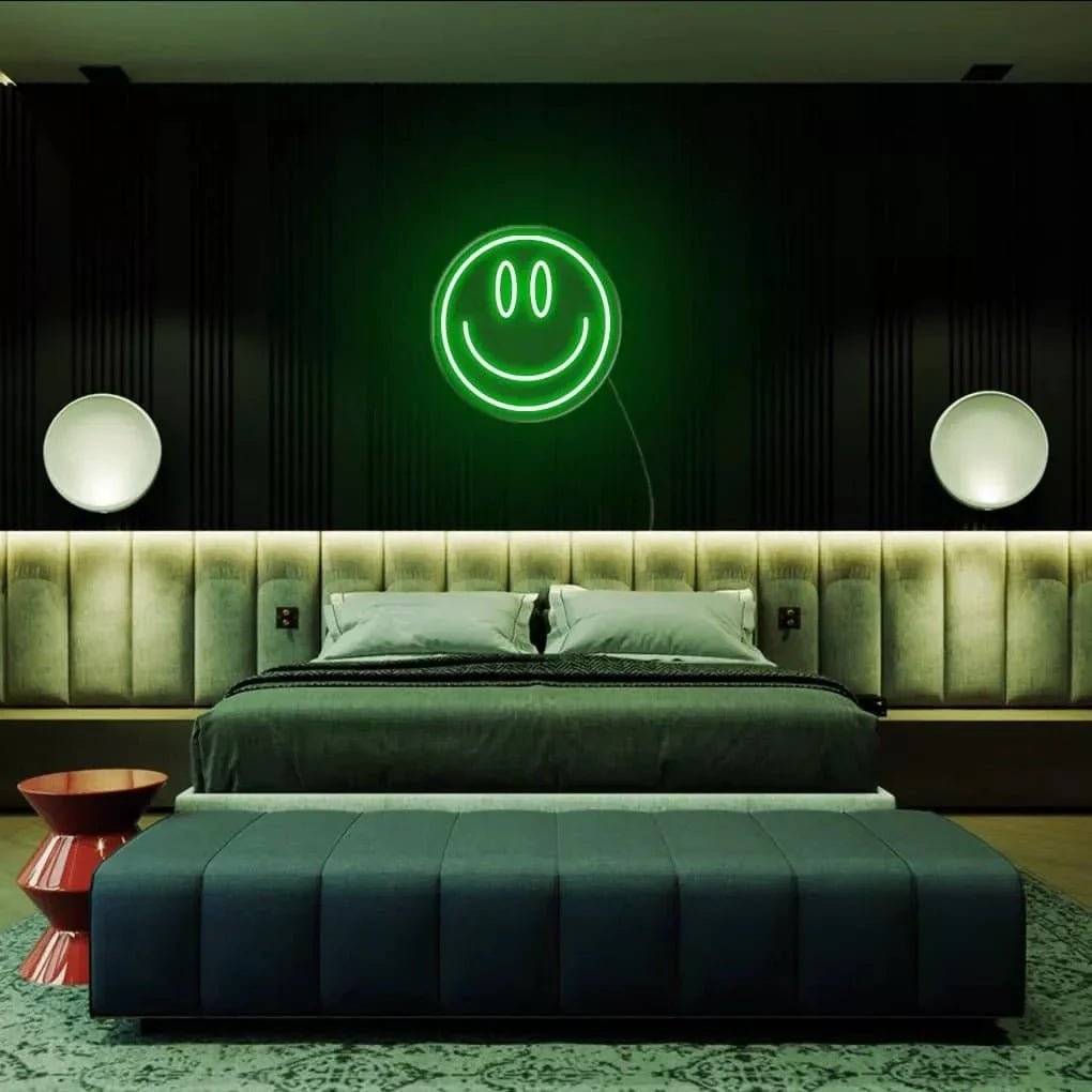 "Happy Emoji" Neon Sign - SS Signs Online
