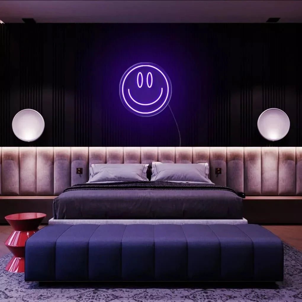 "Happy Emoji" Neon Sign - SS Signs Online