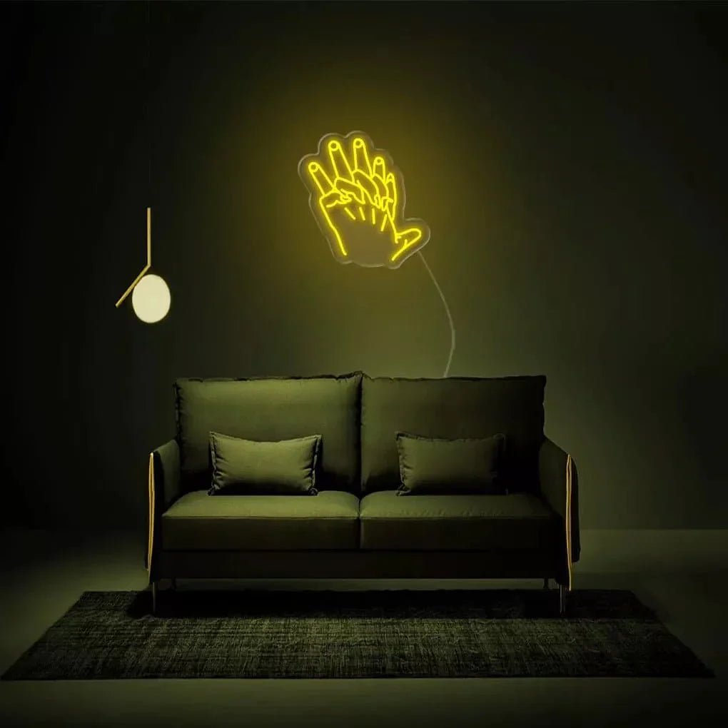 "Holding Hands" Neon Sign - SS Signs Online