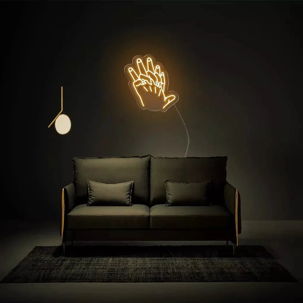 "Holding Hands" Neon Sign - SS Signs Online