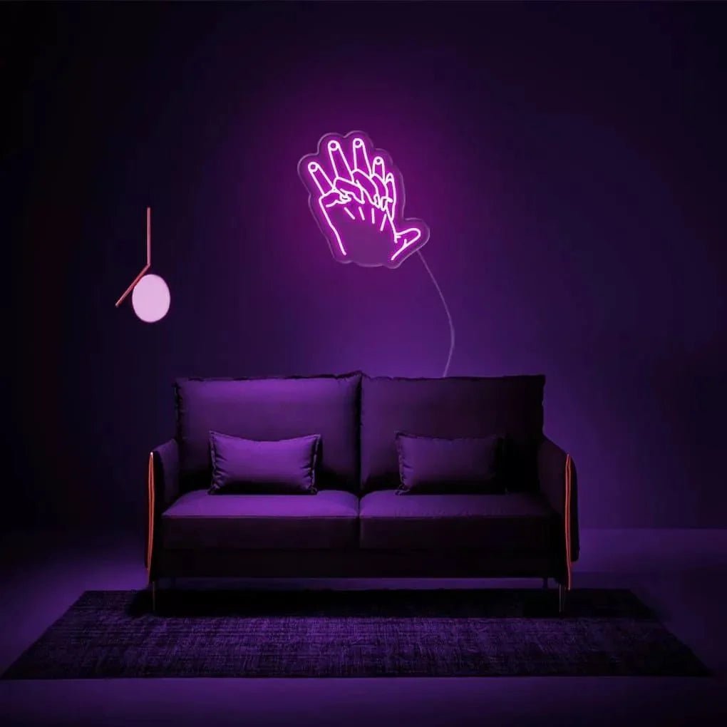 "Holding Hands" Neon Sign - SS Signs Online