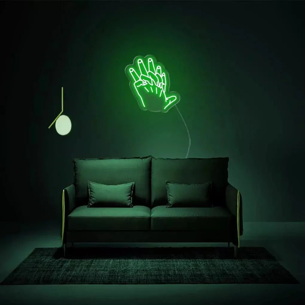 "Holding Hands" Neon Sign - SS Signs Online