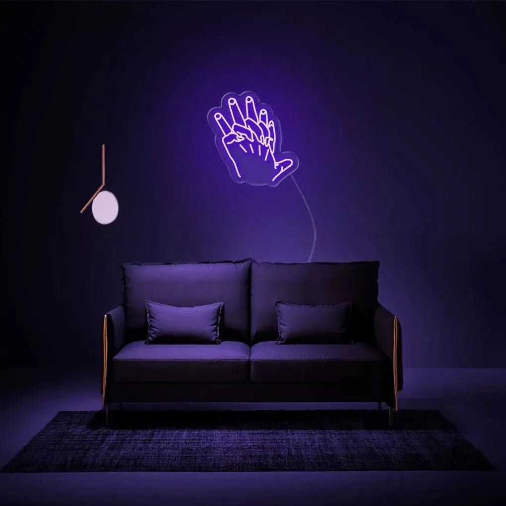 "Holding Hands" Neon Sign - SS Signs Online
