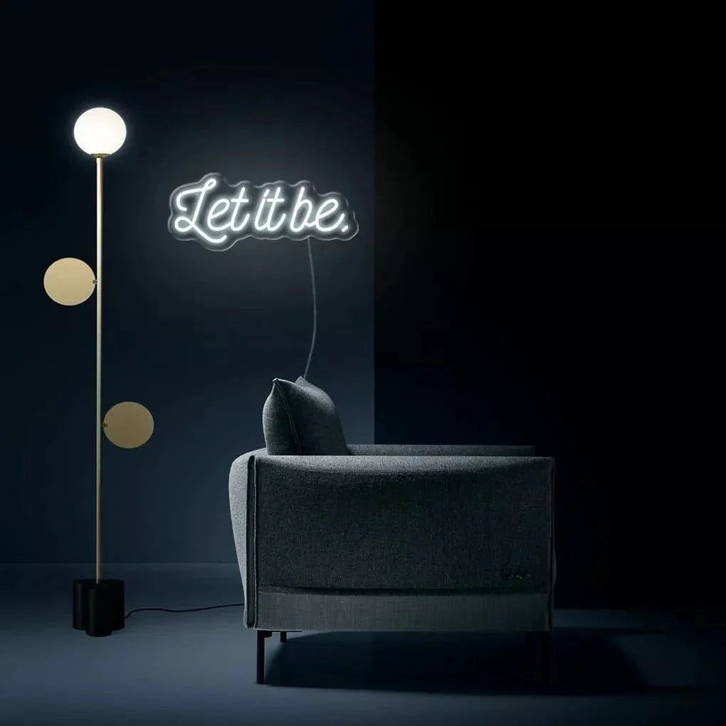 "Let It Be." Neon Sign - SS Signs Online