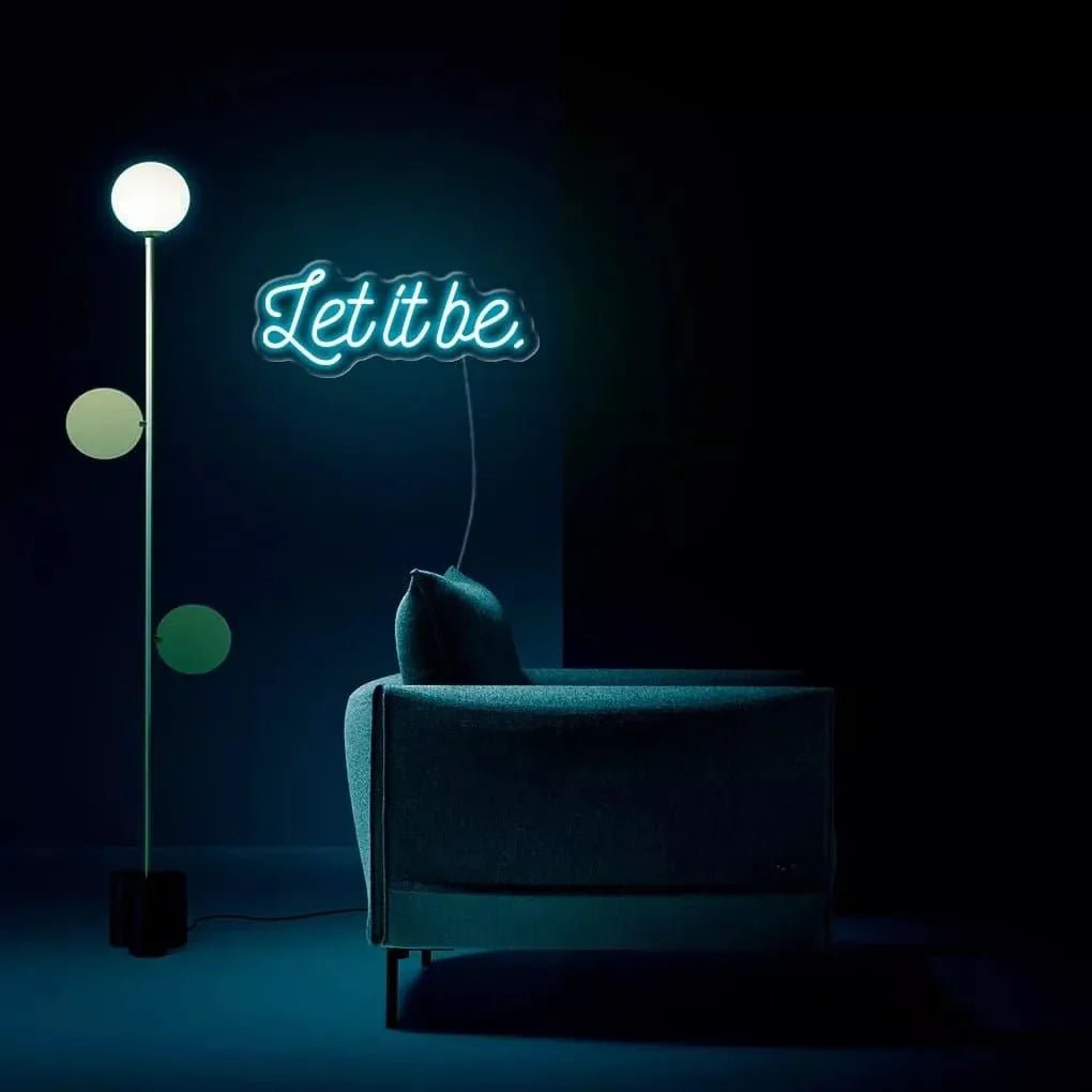 "Let It Be." Neon Sign - SS Signs Online