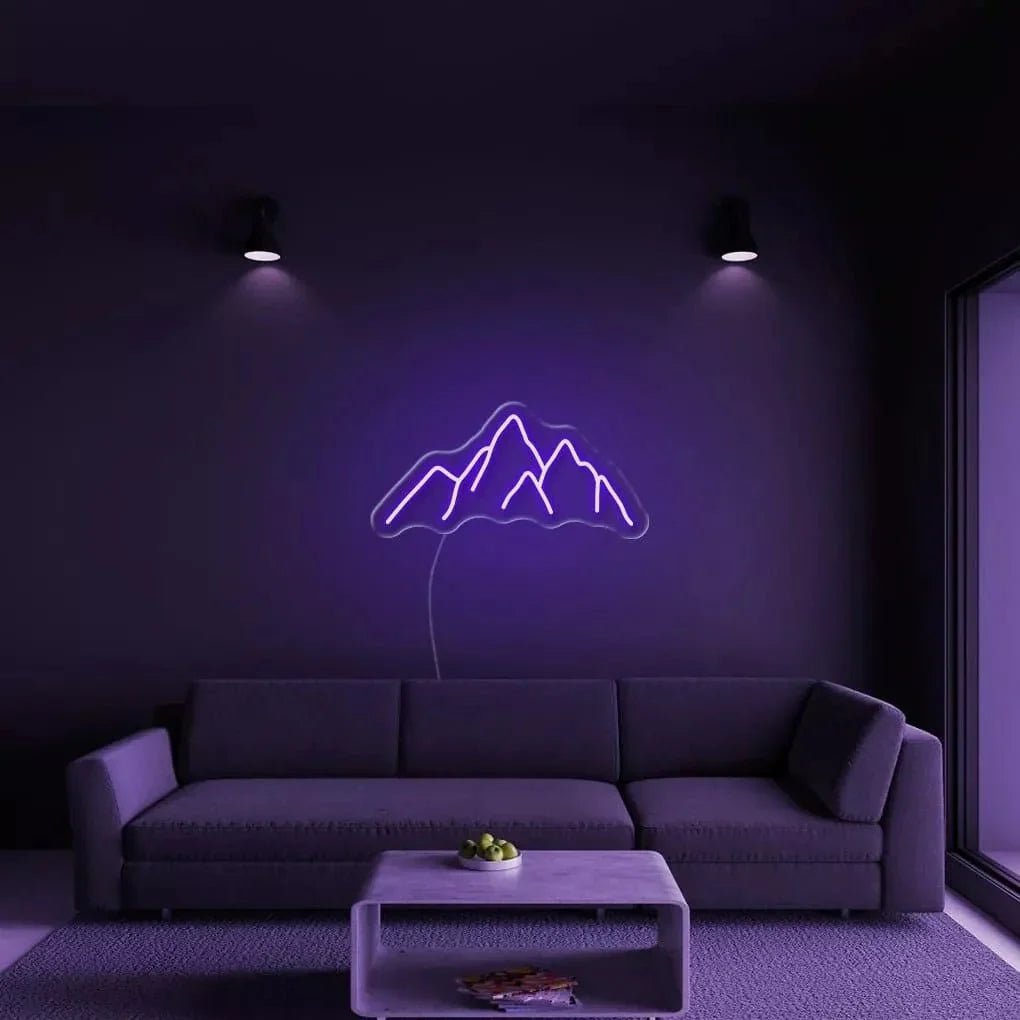 "Mountains" Neon Sign - SS Signs Online