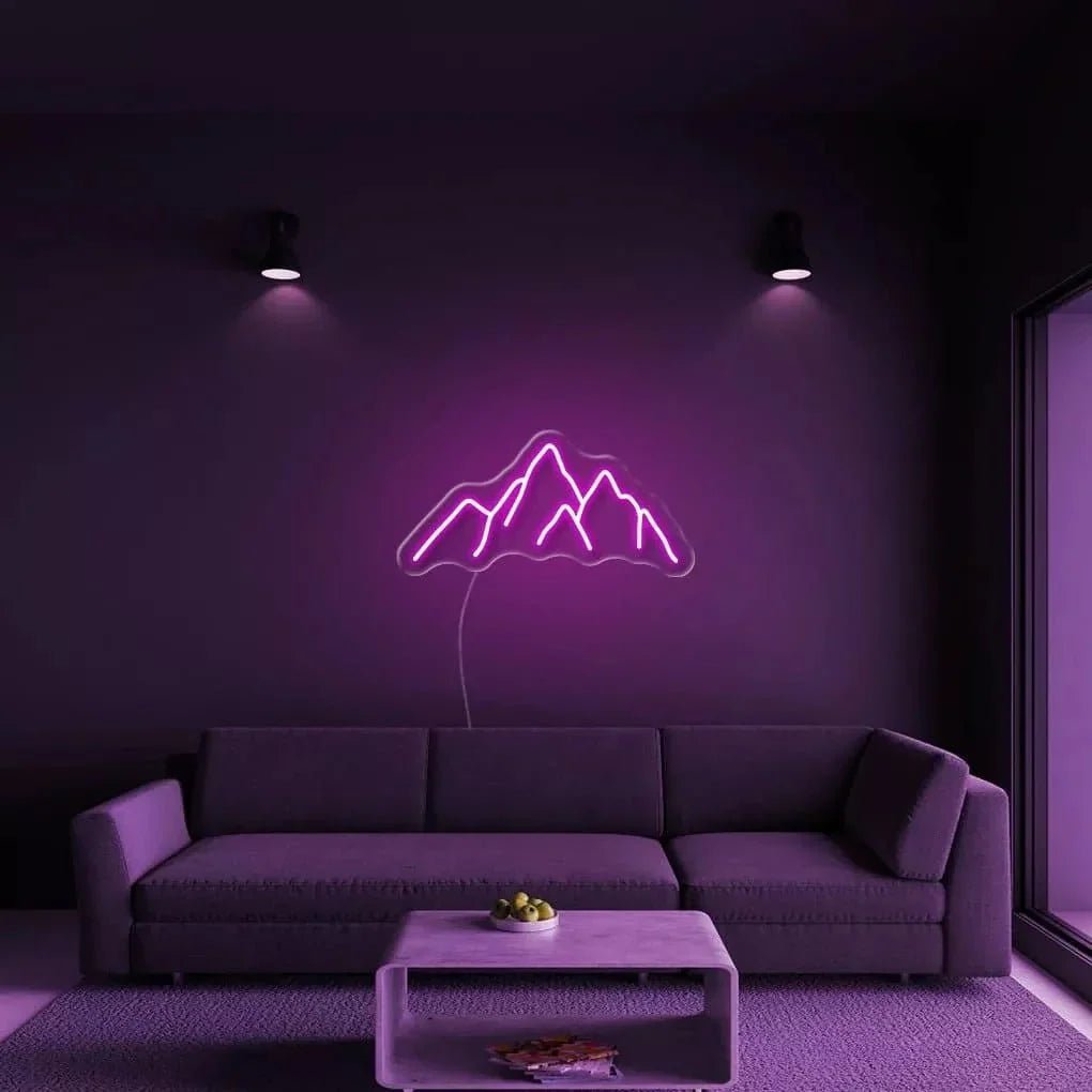 "Mountains" Neon Sign - SS Signs Online