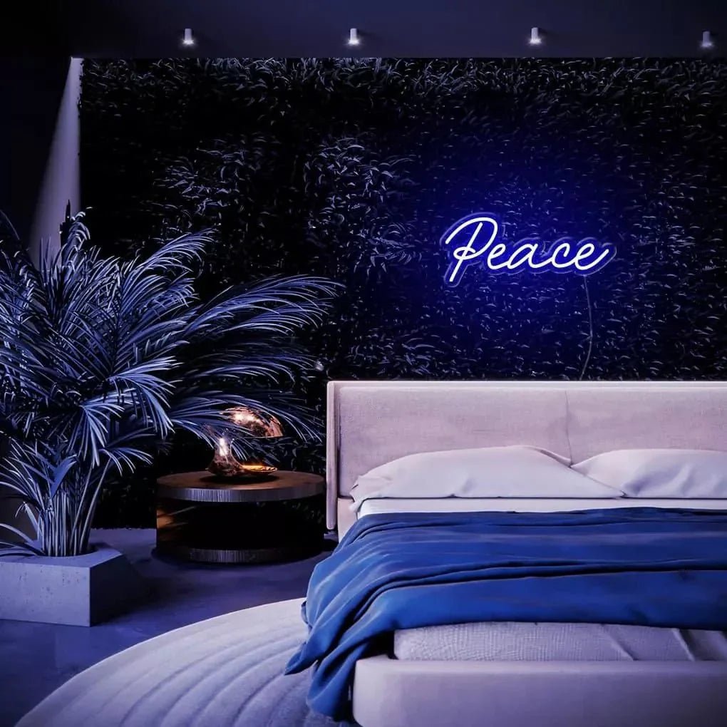 "Peace" Neon Sign - SS Signs Online
