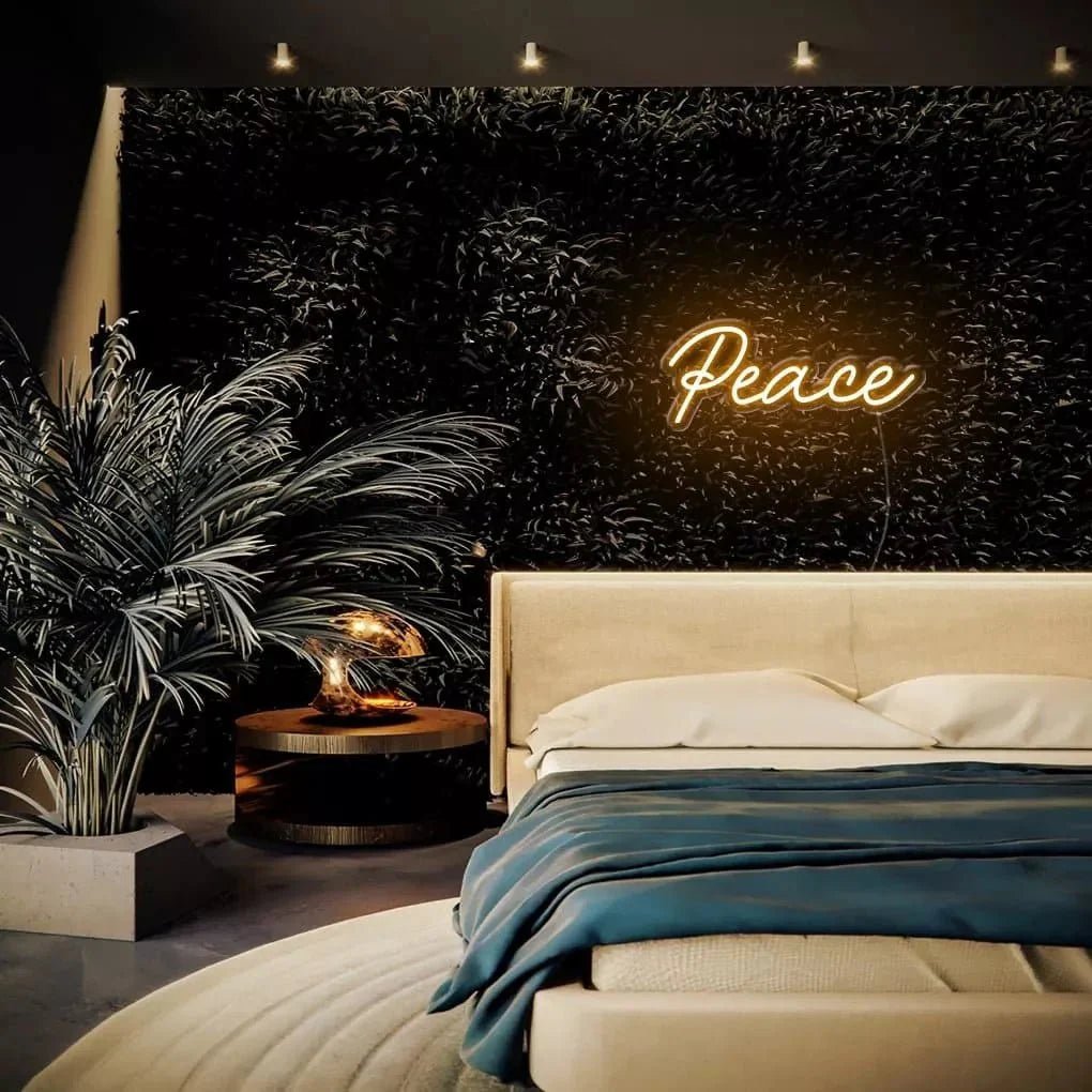 "Peace" Neon Sign - SS Signs Online