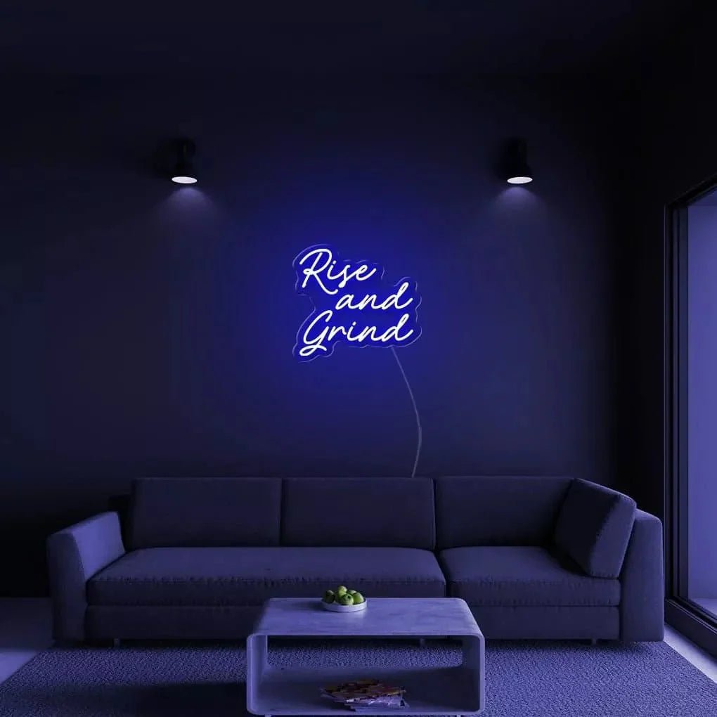 "Rise And Grind" Neon Sign - SS Signs Online