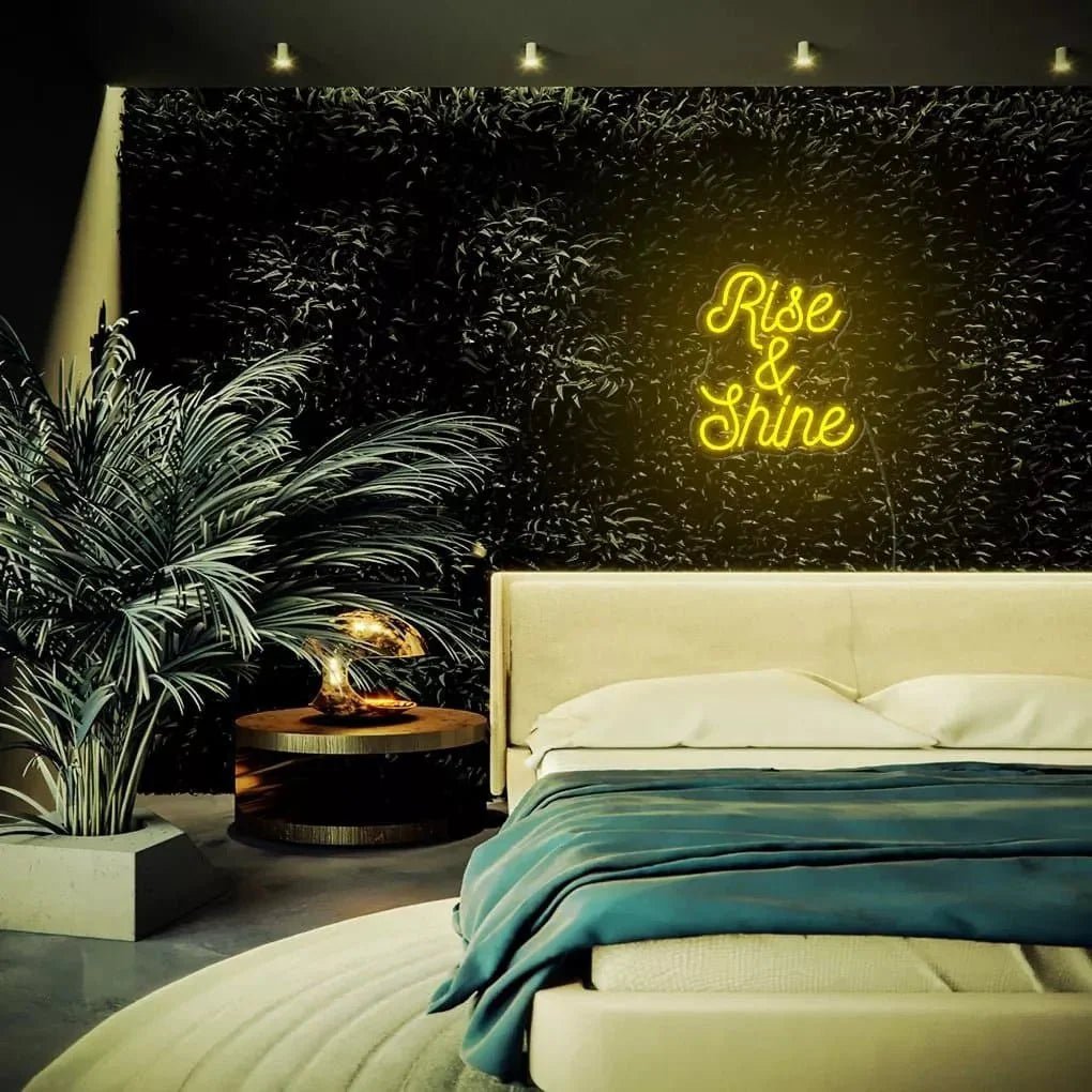 "Rise And Shine" Neon Sign - SS Signs Online
