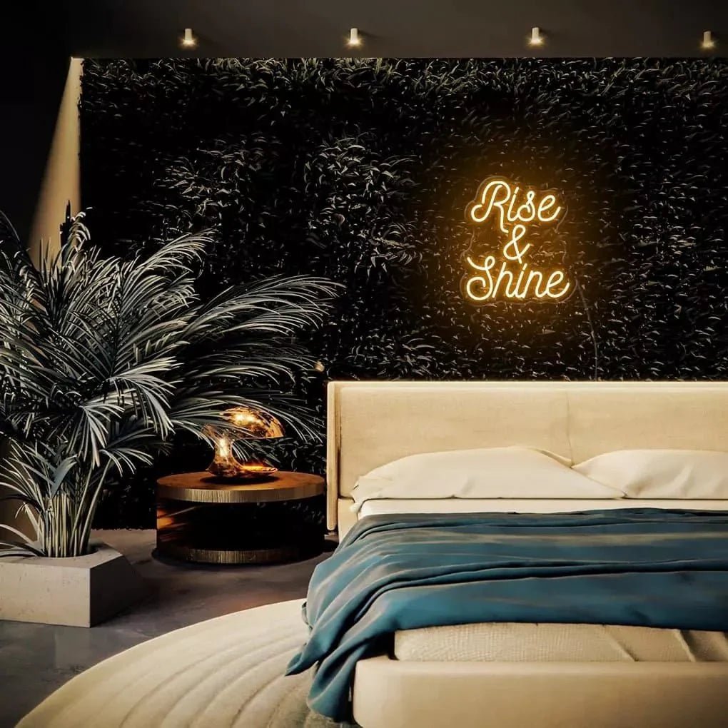 "Rise And Shine" Neon Sign - SS Signs Online