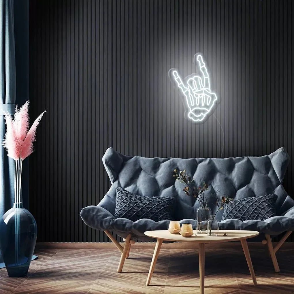 "Skeleton Hand" Neon Sign - SS Signs Online
