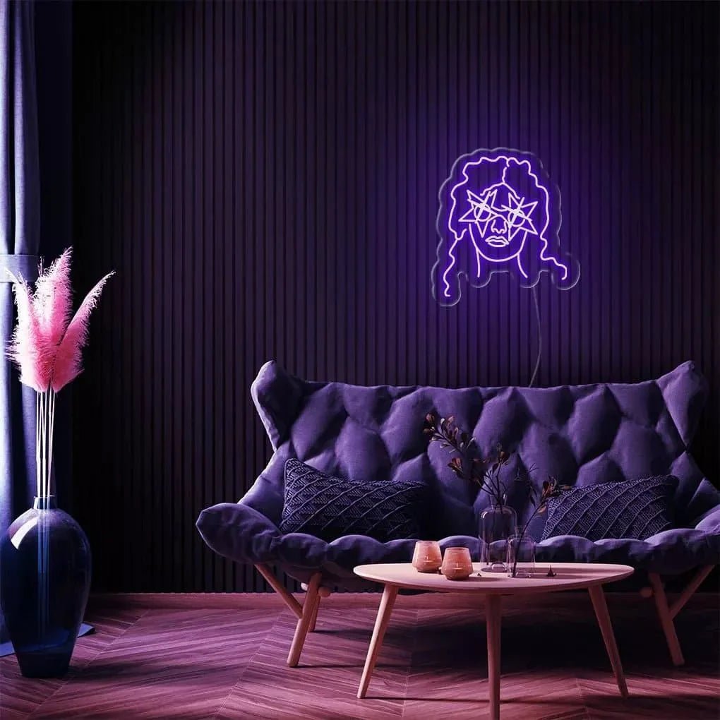 "Starry Girl" Neon Sign - SS Signs Online