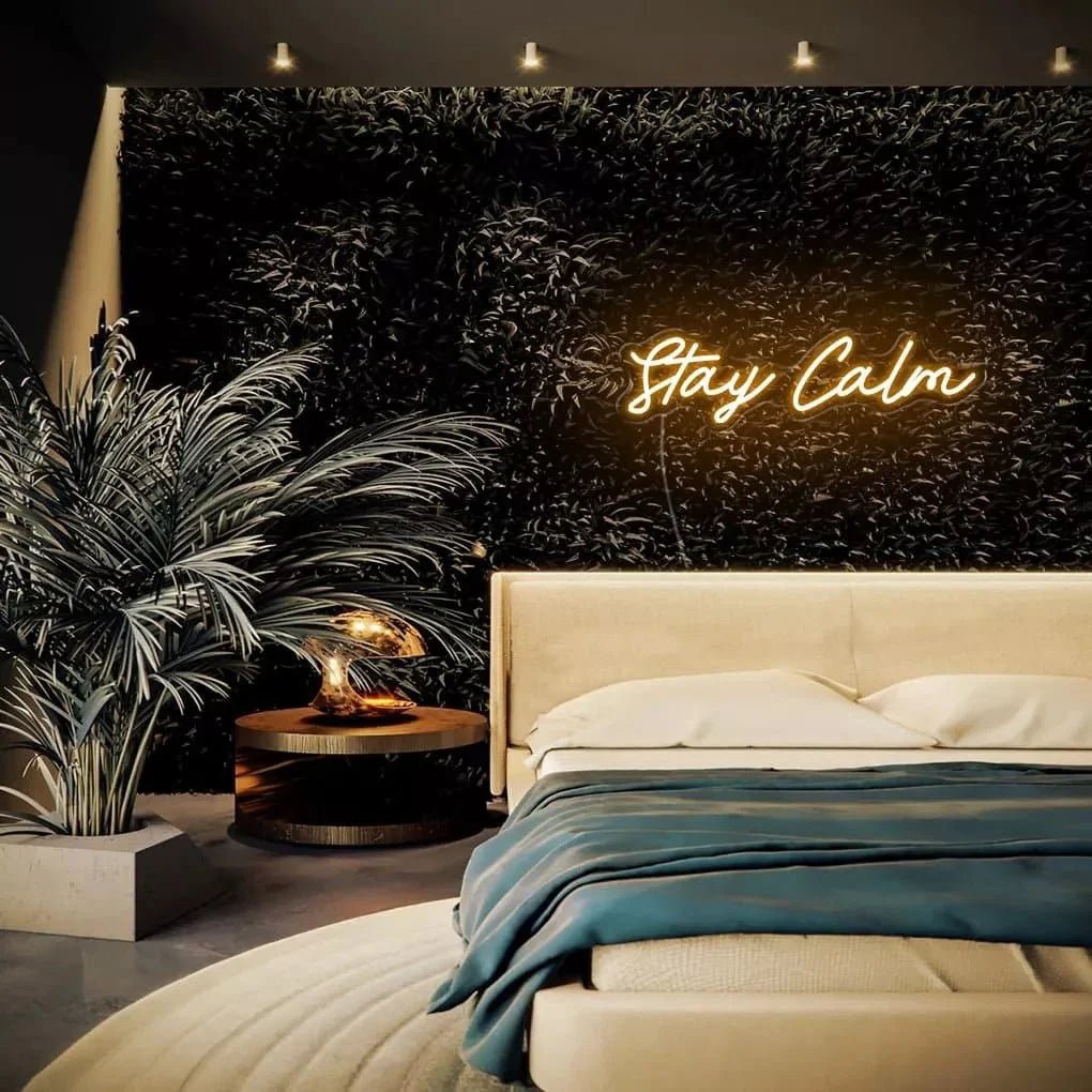 "Stay Calm" Neon Sign - SS Signs Online