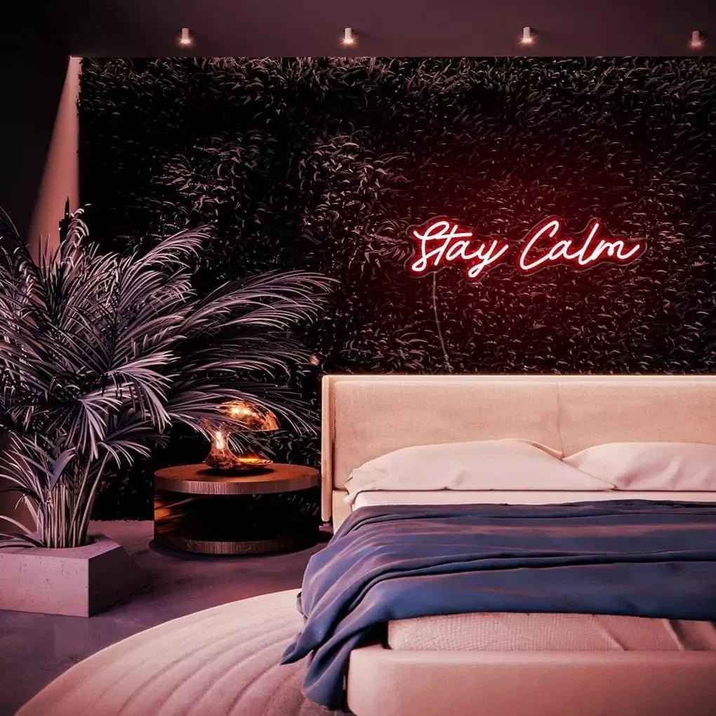 "Stay Calm" Neon Sign - SS Signs Online