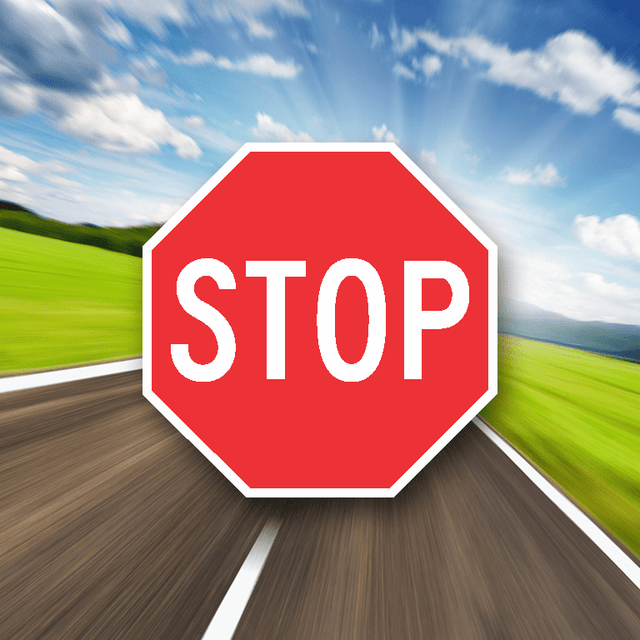 Stop - Octagonal Metal Traffic Sign - SS Signs Online