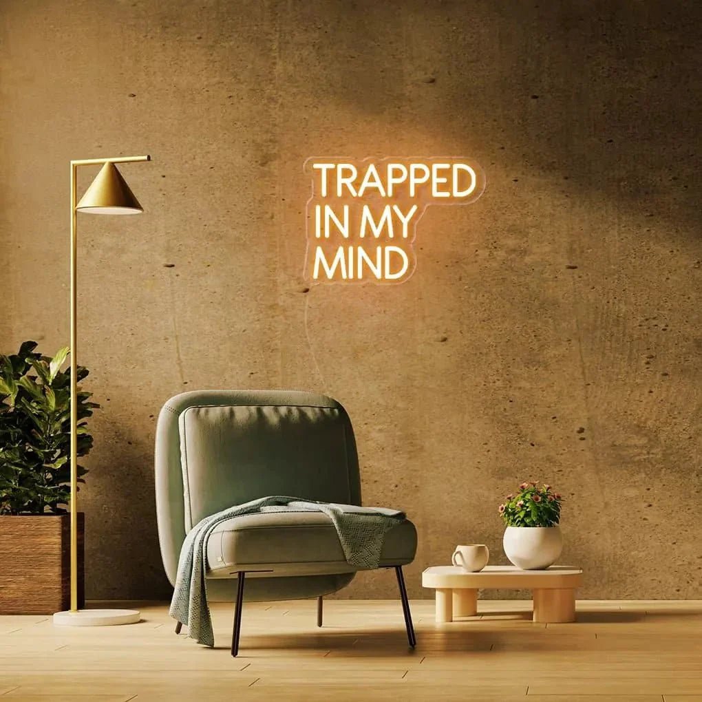 "TRAPPED IN MY MIND" Neon Sign - SS Signs Online