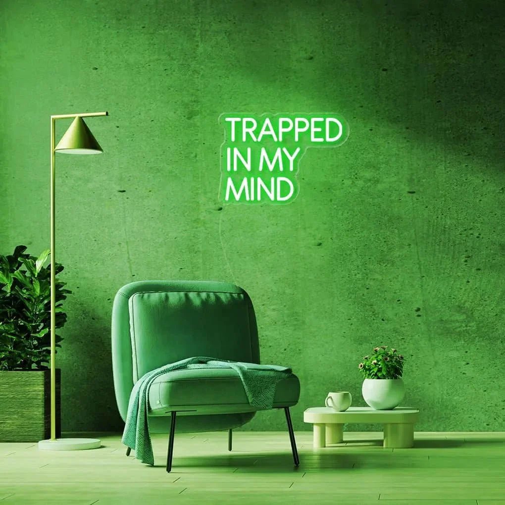 "TRAPPED IN MY MIND" Neon Sign - SS Signs Online