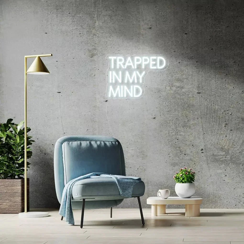 "TRAPPED IN MY MIND" Neon Sign - SS Signs Online