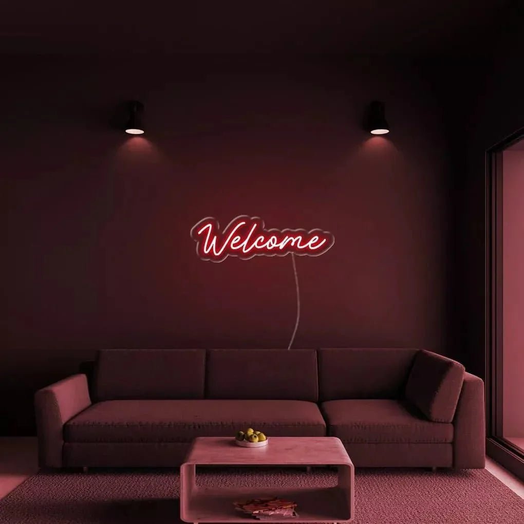 "Welcome" Neon Sign - SS Signs Online