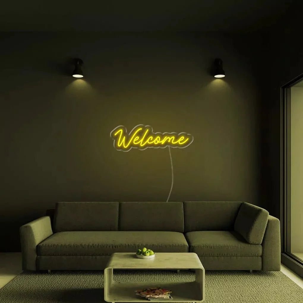 "Welcome" Neon Sign - SS Signs Online