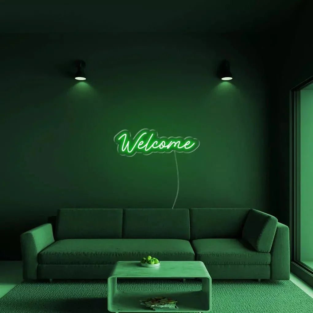 "Welcome" Neon Sign - SS Signs Online