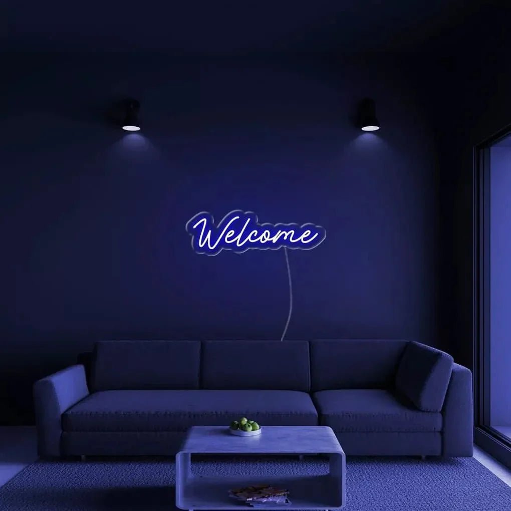 "Welcome" Neon Sign - SS Signs Online