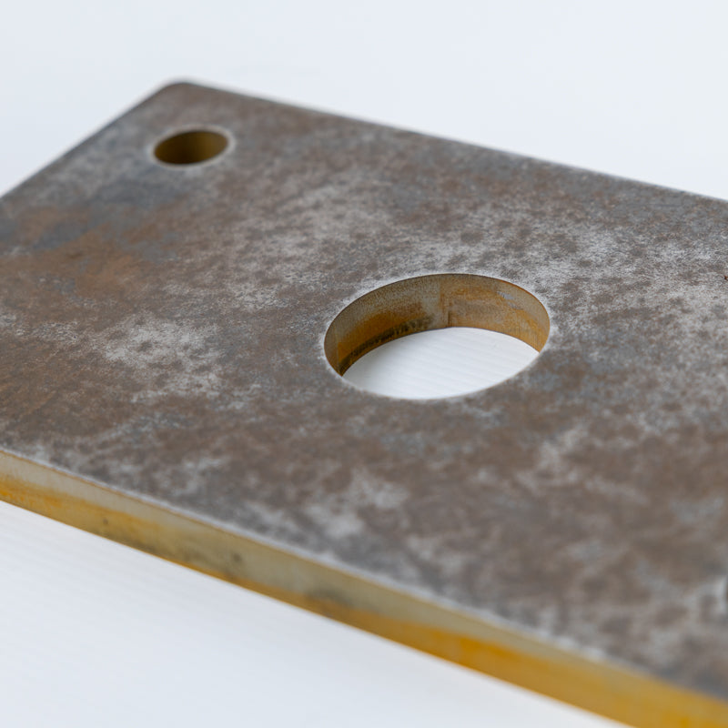 300mm x 300mm x 12mm Steel Base Plate with 4 x Holes