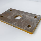 300mm x 300mm x 12mm Steel Base Plate with 4 x Holes