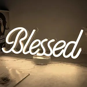 "Blessed" Neon Sign