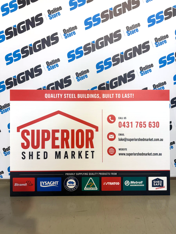 Corflute Sign - 900mm x 600mm