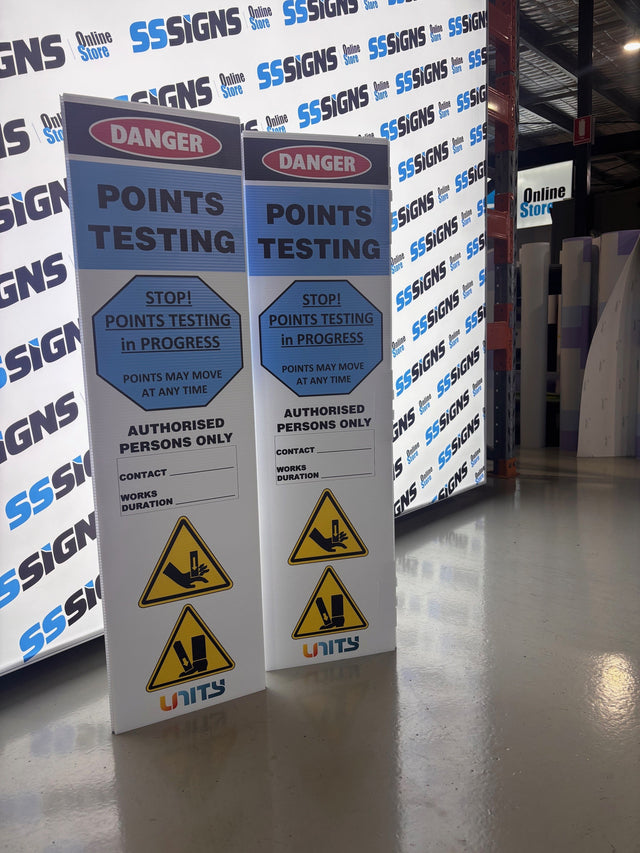 Corflute Bollard Signs | Custom Corflute Bollard Covers