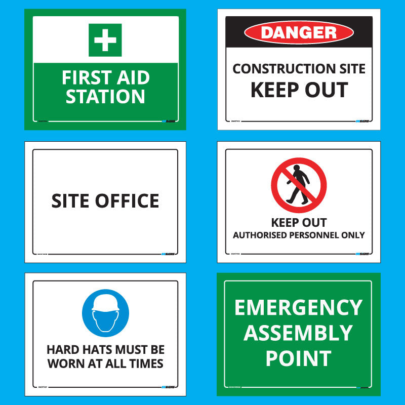Construction Site Signage Pack | Order Online