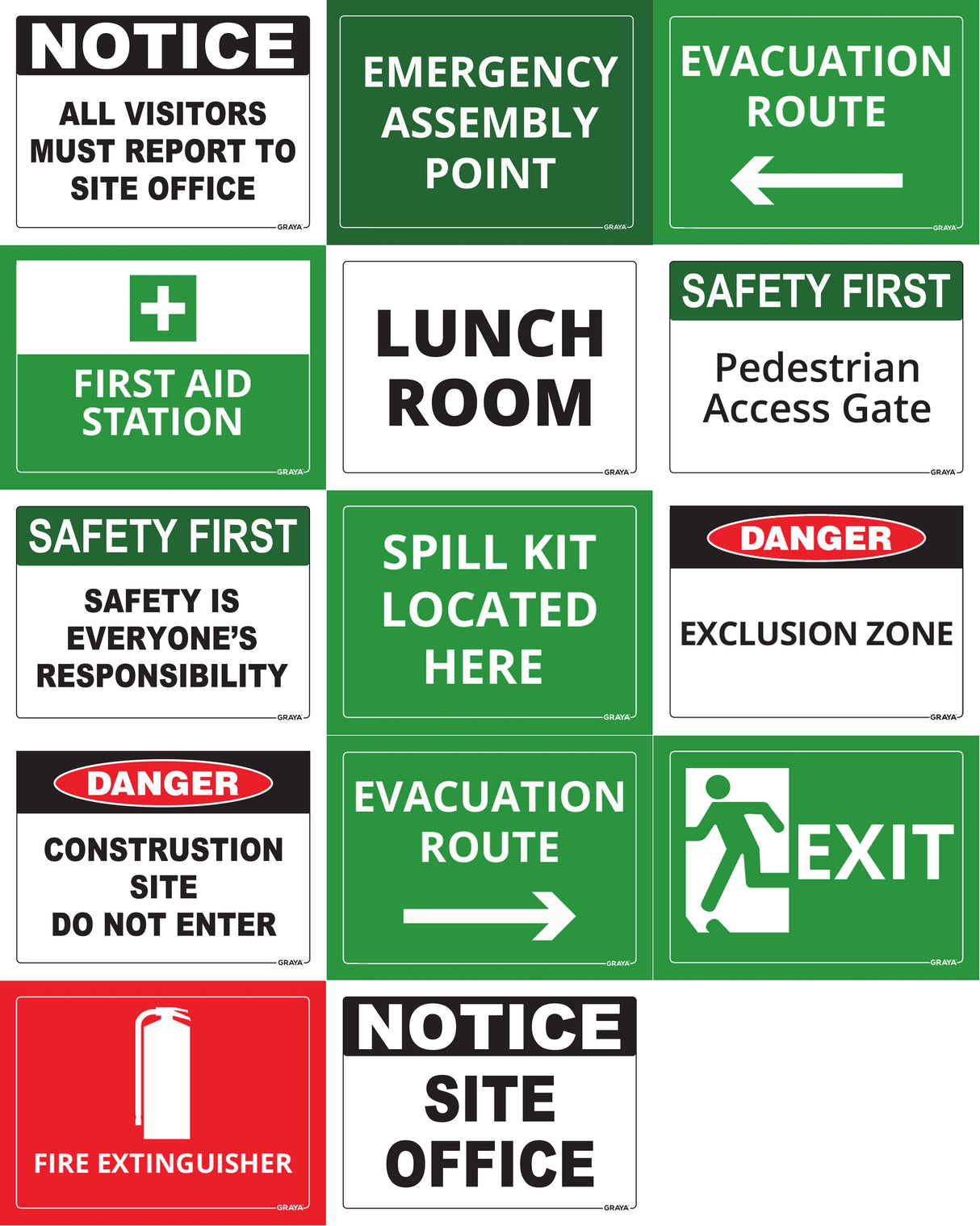 Graya - Site Signage Catalogue