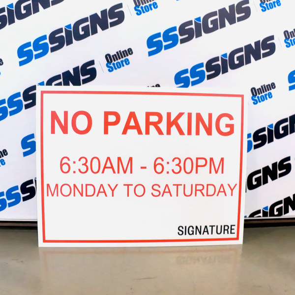 Corflute Sign - 600mm x 450mm