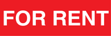 For Rent Sticker