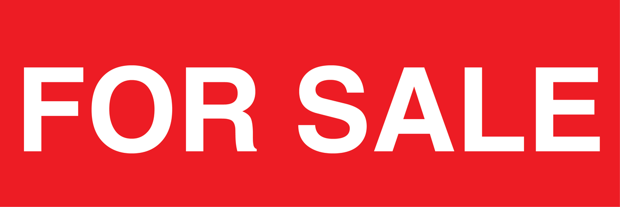 For Sale Sticker