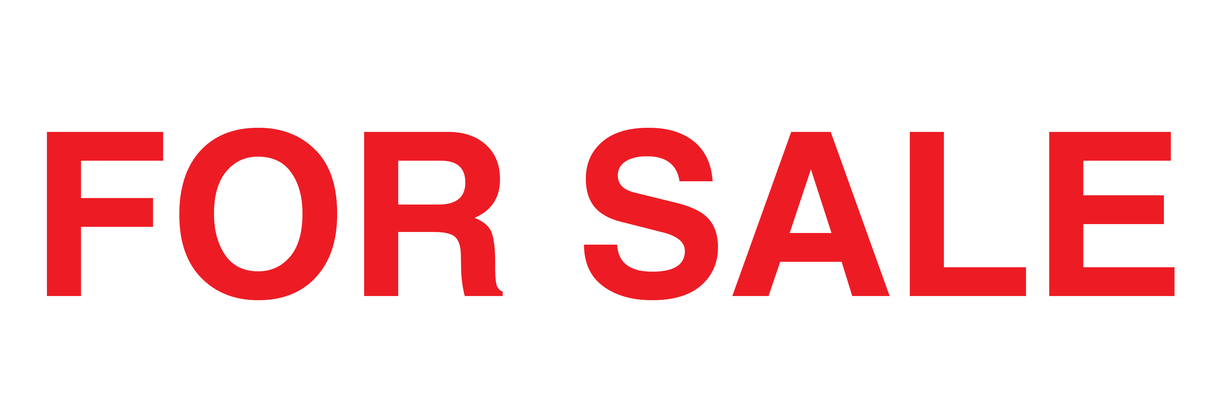 For Sale Sticker
