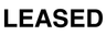LEASED Sticker