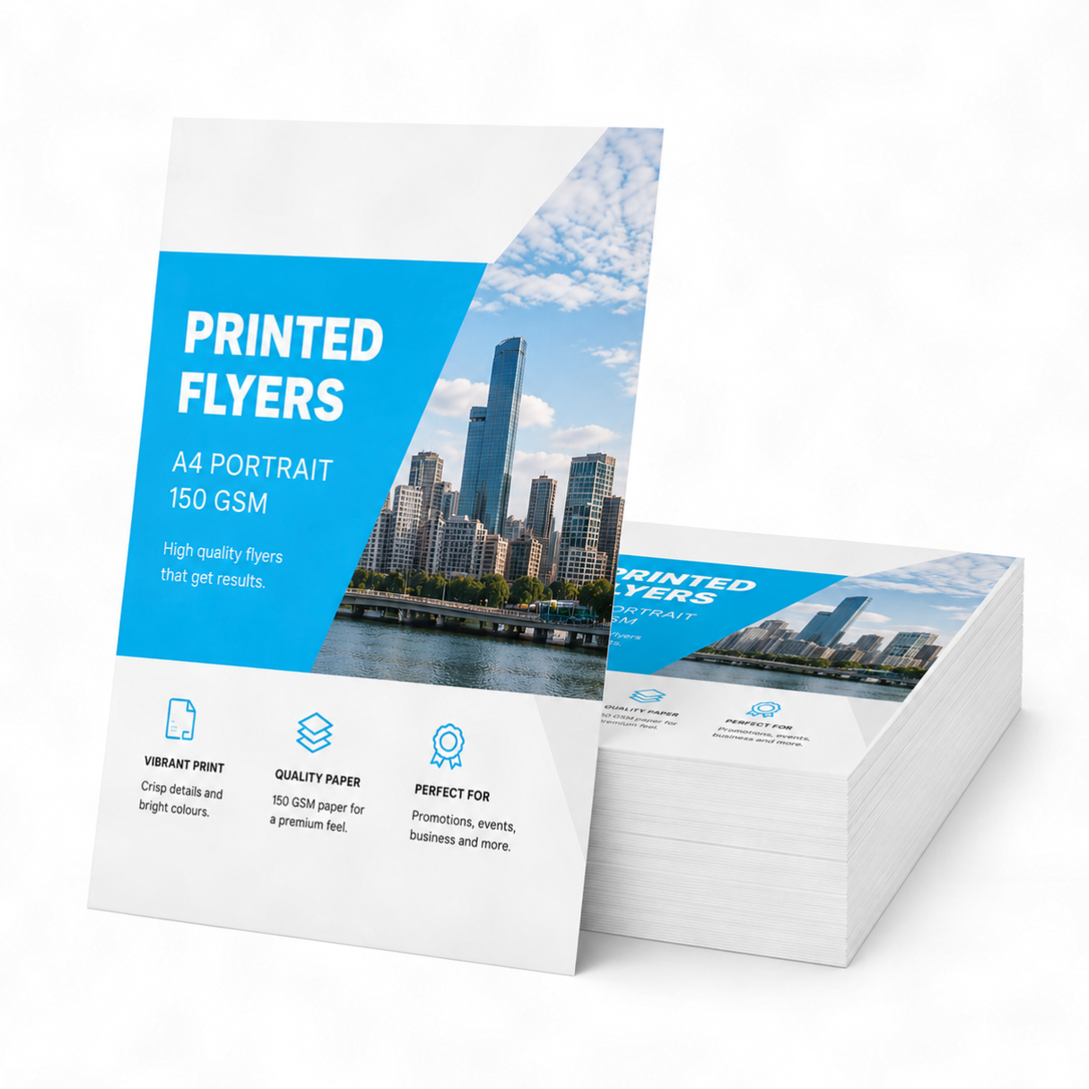 Printed Flyers Portrait A4 150 GSM