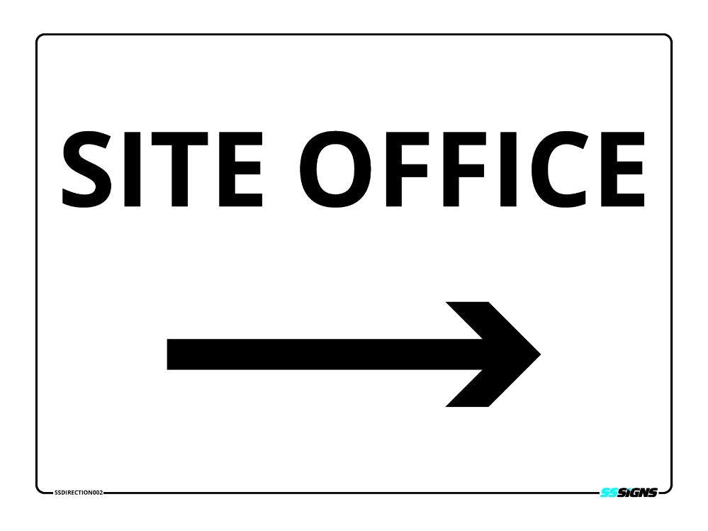 Site Safety Sign - SSDirection002