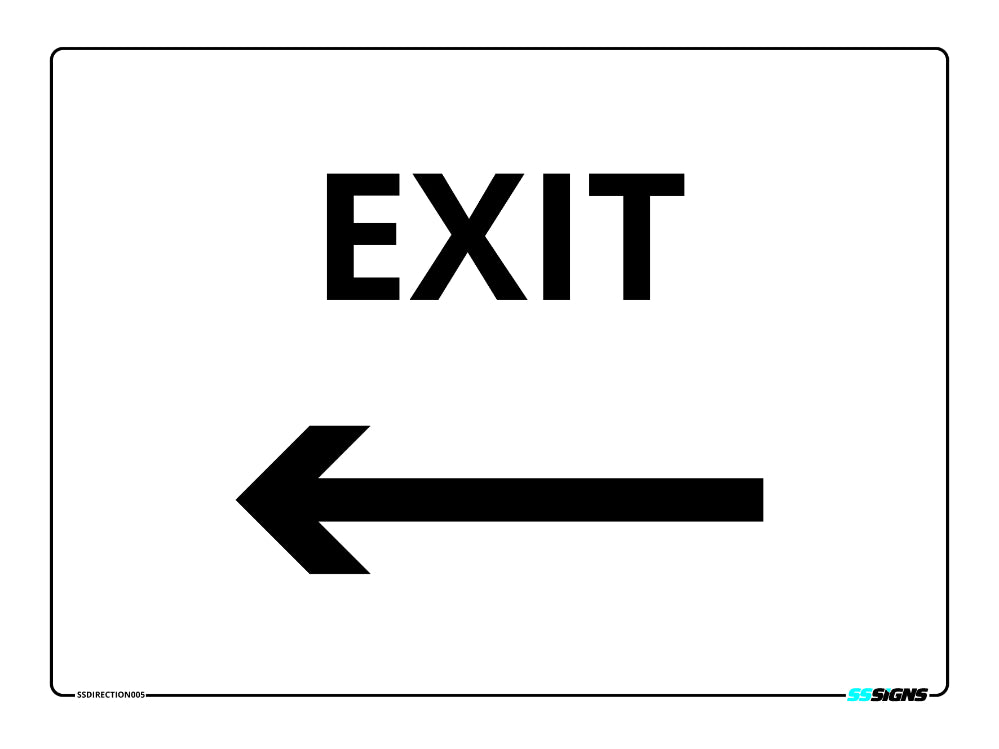 Site Safety Sign - SSDirection005